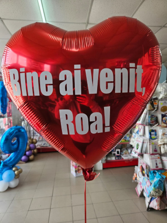 Baloane folie inimi personalizate 45cm [1]