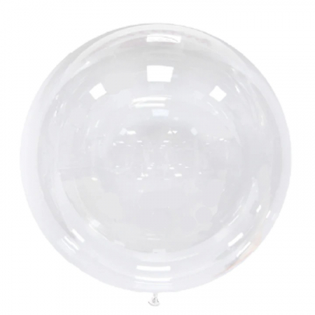 Baloane din latex 30 cm - Balon bobo / poliuretan transparent 40cm