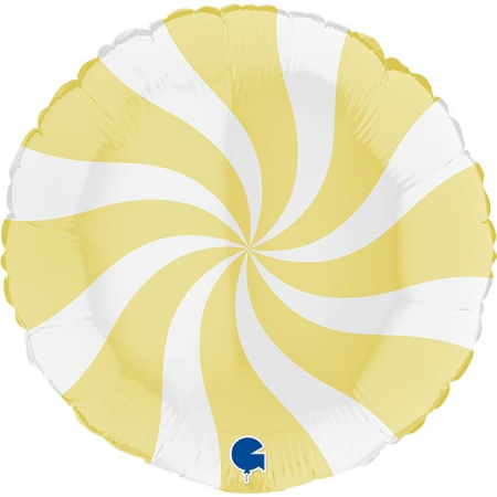 Baloane folie pentru petreceri tematice - Balon folie acadea galbena 91 cm