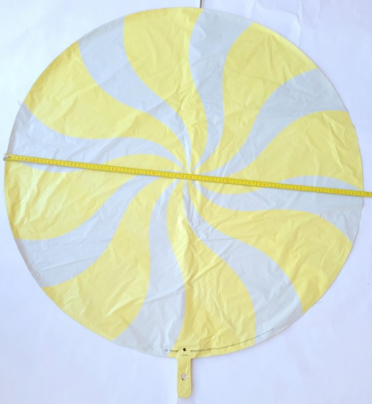 Balon folie acadea galbena 91 cm [2]