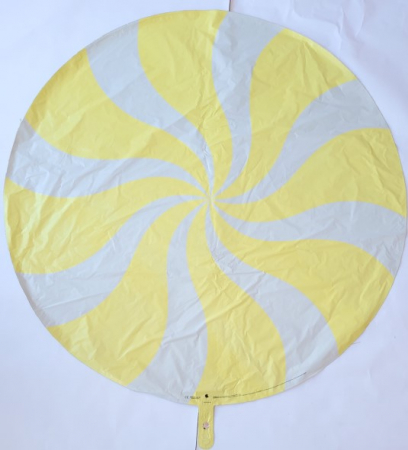 Balon folie acadea galbena 91 cm [1]
