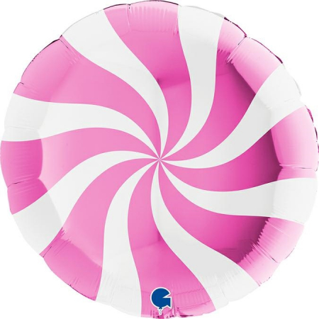 Baloane folie pentru petreceri tematice - Balon folie acadea roz 91 cm