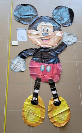 Balon folie AirWalker Corp "Mickey Mouse" 96 x 132 cm [2]