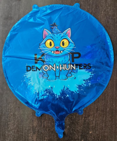 Balon folie albastru Demon Hunter 43 cm [1]