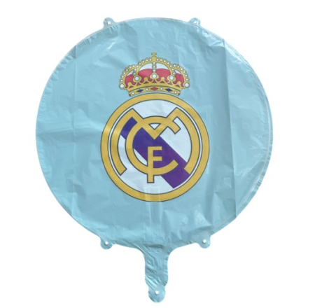Balon folie albastru imprimat Real Madrid 45 cm [1]