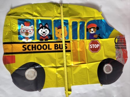 Balon folie autobuz de scoala 80 x 60 cm [2]