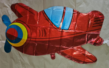 Balon folie avion rosu 53 x 94 cm [3]