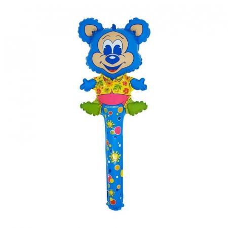 Mickey Mouse - Baloane - Balon folie bastonas soricel albastru 64 cm