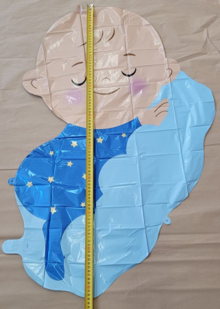 Balon folie bebelus baiat dormind 98 x 67 cm [2]