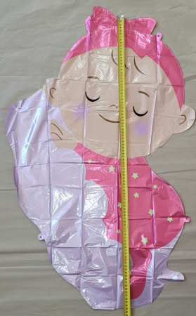 Balon folie bebelus fata dormind 98 x 67 cm [1]