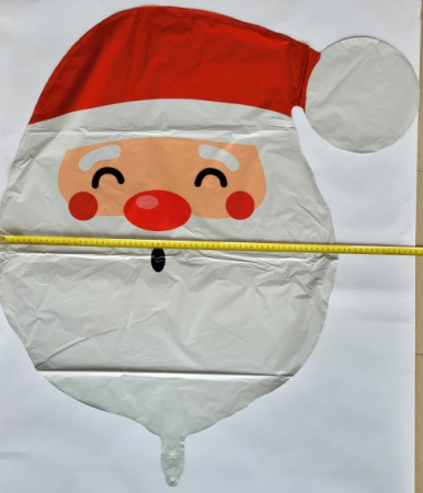 Balon folie cap de Mos Craciun 75 x 87 cm [4]