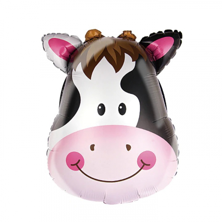 Baloane din folie - diverse modele - Balon folie cap de Vaca/ Vacuta 45cm