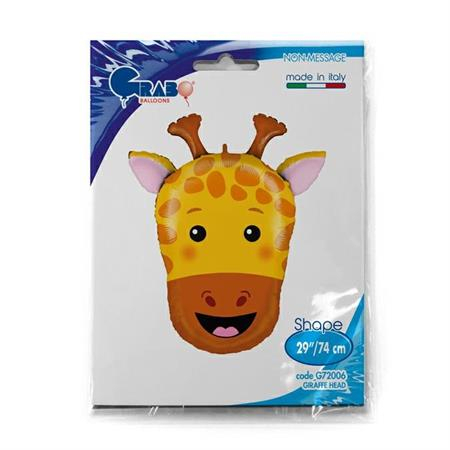 Balon folie cap girafa 74 cm [3]