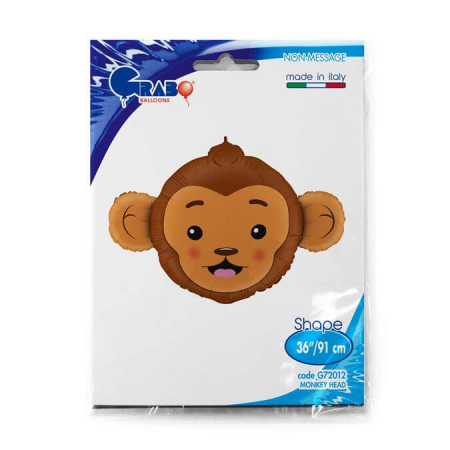 Balon folie cap maimuta 91 cm [1]