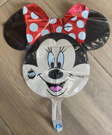 Balon folie cap Minnie rosu 24 cm [1]