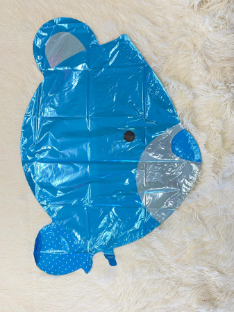 Balon folie cap urs albastru 3D 69 cm [3]