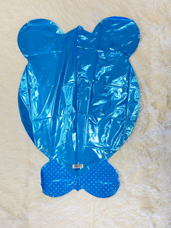 Balon folie cap urs albastru 3D 69 cm [4]