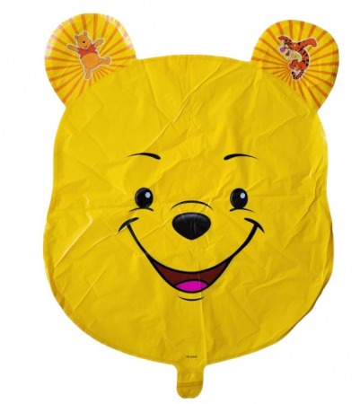 Baloane folie pentru petreceri tematice - Balon folie cap Winnie 60 cm