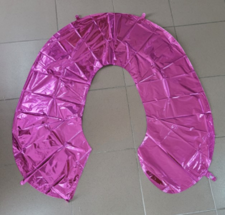 Balon folie cifra 0 roz 100 cm [2]