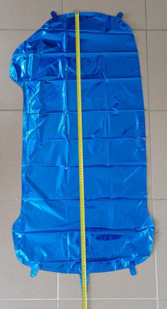Balon folie cifra 1 albastru 100 cm [2]