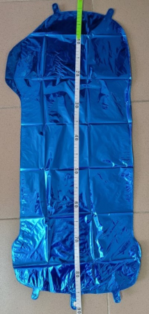 Balon folie cifra 1 albastru 66cm [3]