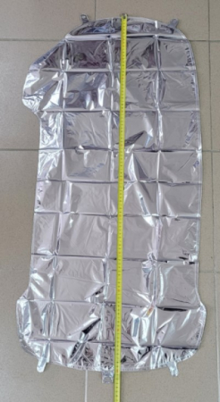 Balon folie cifra 1 argintiu 100 cm [2]