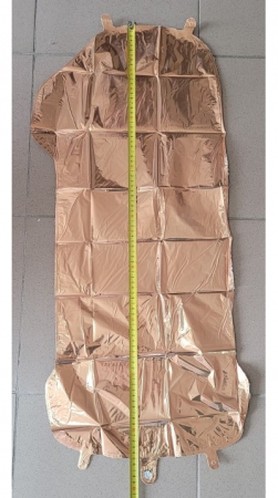 Balon folie cifra 1 auriu 66cm [2]