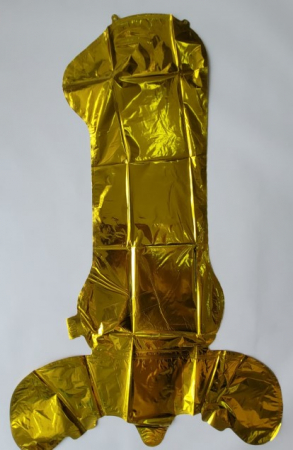 Balon folie cifra 1 auriu Stand Up 80 cm [1]