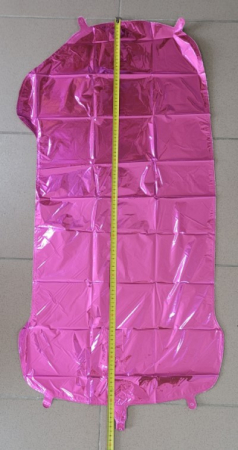 Balon folie cifra 1 roz 100 cm [2]