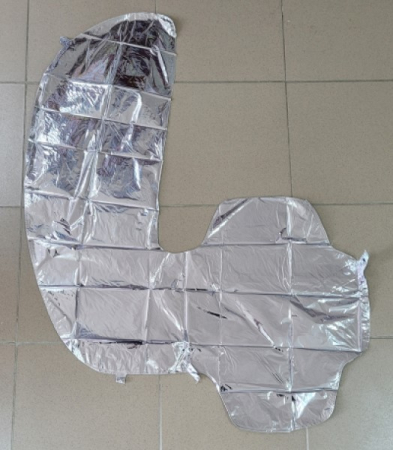 Balon folie cifra 4 argintiu 100 cm [1]