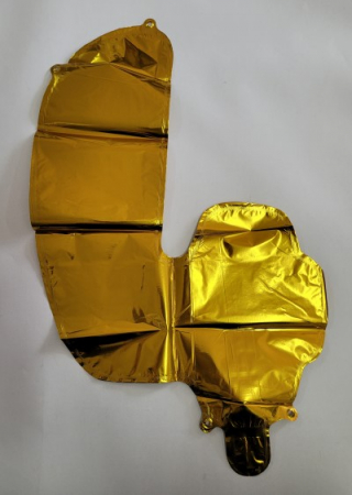 Balon folie cifra 4 auriu 40cm [1]