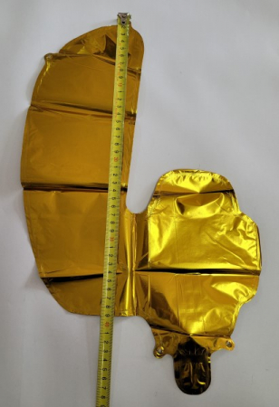 Balon folie cifra 4 auriu 40cm [2]