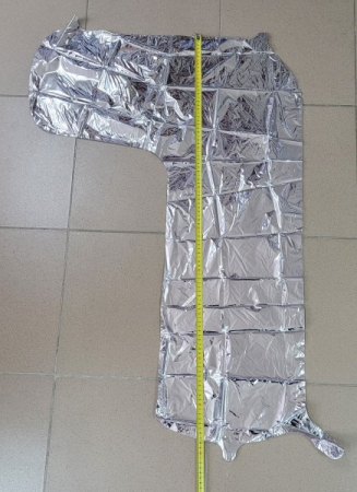 Balon folie cifra 7 argintiu 100 cm [2]