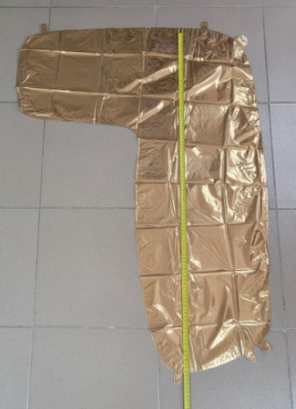 Balon folie cifra 7 auriu 100 cm [2]