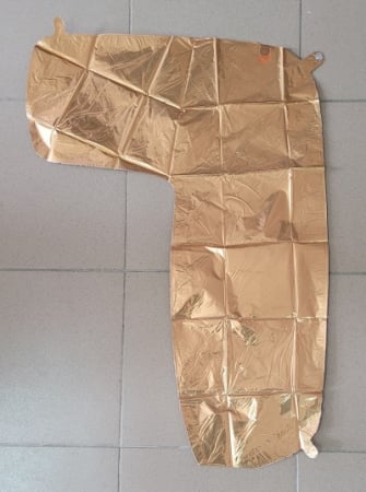 Balon folie cifra 7 auriu 66cm [1]
