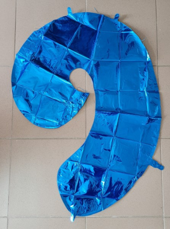 Balon folie cifra 9 albastru 66cm [1]