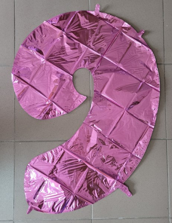 Balon folie cifra 9 roz 66cm [1]