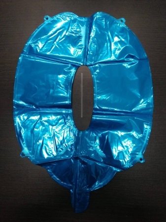 Balon folie cifra albastru 40 cm [1]