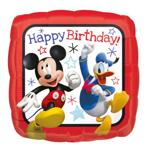 Balon folie Clubul lui Mickey Happy Birthday 45 cm 0026635362252 [1]