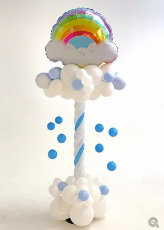 Balon folie curcubeu 50 x 58 cm [3]