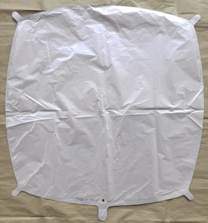 Balon folie decorator patrat doua fete albastru si roz pastel 60 cm [2]