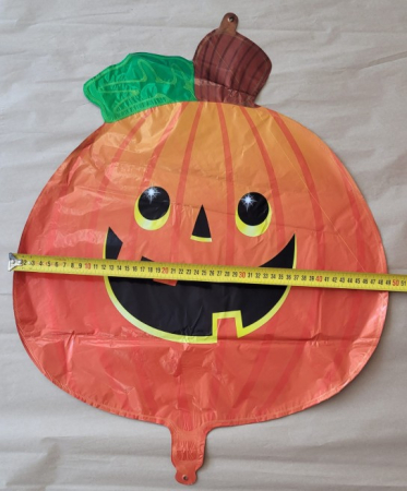 Balon folie dovleac cu frunza 55 cm [2]