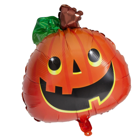 Baloane folie - Balon folie dovleac cu frunza 55 cm