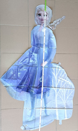 Balon folie Elsa AirLoonz / Stand Up 76 x 137 cm [1]