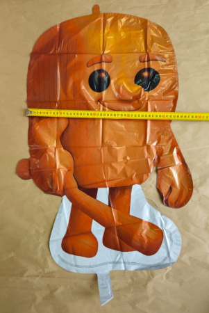 Balon folie figurina Brainrot Tung Tung Sahur 61 cm [2]