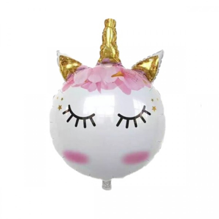Balon folie figurina cap unicorn 60 cm [6]