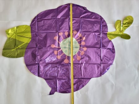 Balon folie floare mov 99 cm [2]