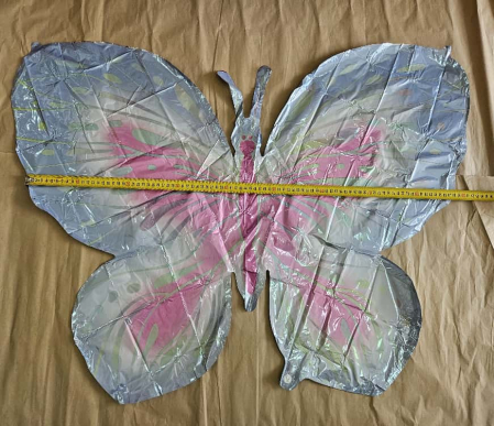 Balon folie fluture holograma 100 x 74 cm [2]