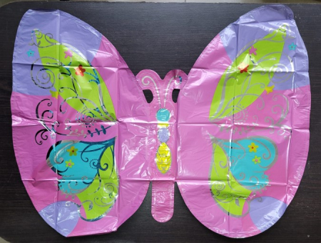 Balon folie fluture roz 48 x 63 cm [1]