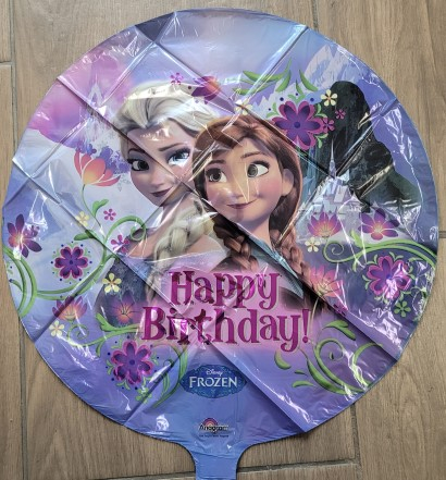 Balon folie metalizata, Frozen Happy Birthday, Anagram, Multicolor, 43cm [1]